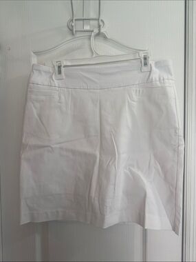 Kim Rogers White Tummy Control Skort